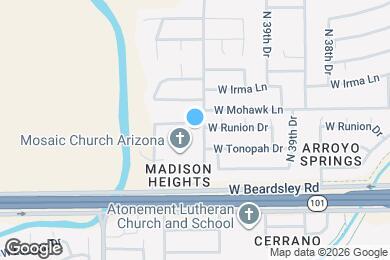 Map image of the property - 4109 W Runion Dr