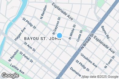 Map image of the property - 2900 Ursulines Ave