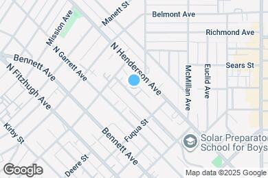 Map image of the property - 2222 Moser Ave