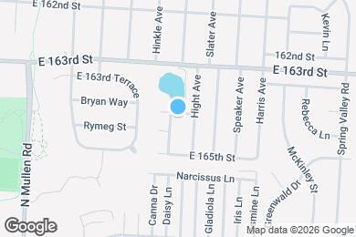 Map image of the property - 16403 Hinkle Ave