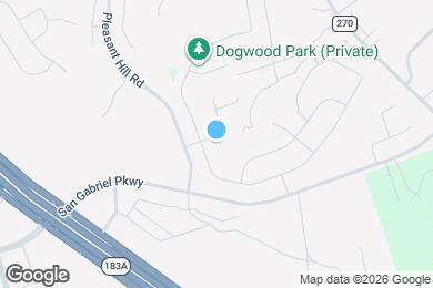 Map image of the property - 1216 Blackhaw Ln
