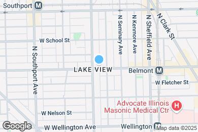 Map image of the property - 1148 W Belmont Ave