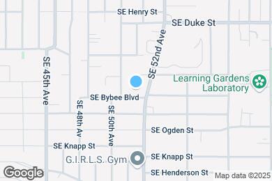 Map image of the property - 5107 SE Bybee Blvd