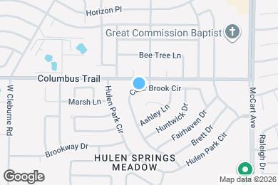 Map image of the property - 3813 Clear Brook Cir