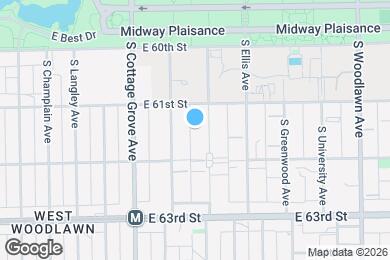 Map image of the property - 6124 S Ingleside Ave
