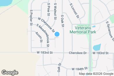 Map image of the property - 242 W Cheyenne St