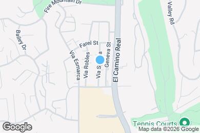 Map image of the property - 2152 Via Sonora