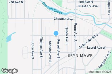 Map image of the property - 202 Russell Ave S