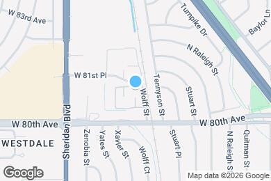 Map image of the property - 8079 Wolff St