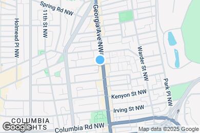 Map image of the property - 3332 Georgia Ave NW