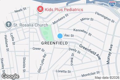 Map image of the property - 799 Greenfield Ave