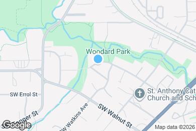 Map image of the property - 10375 SW Johnson St