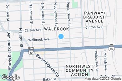 Map image of the property - 2945 Walbrook Ave