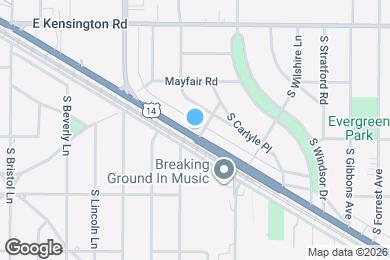 Map image of the property - 1214 E Northwest Hwy