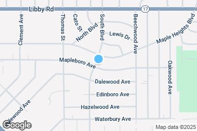 Map image of the property - 18113 Mapleboro Ave