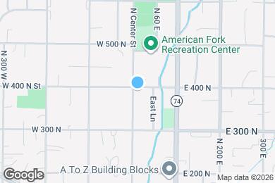 Map image of the property - 396 N Center St
