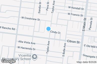 Map image of the property - 1728 Taylor Ave