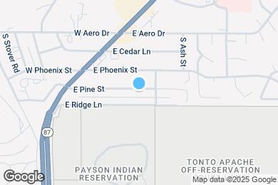 Map image of the property - 221 E Pine St