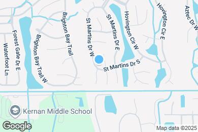 Map image of the property - 2169 Saint Martins Dr W