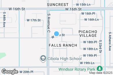 Map image of the property - 3905 W 18th St