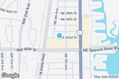 Map image of the property - 450 NE 42nd St