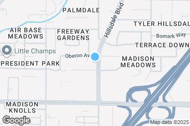 Map image of the property - 5327 Hillsdale Blvd