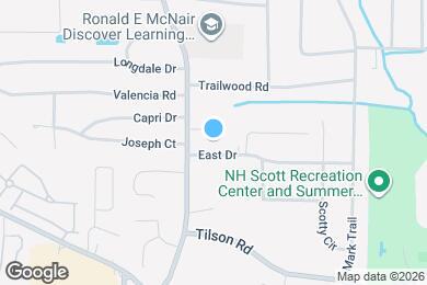 Map image of the property - 2038 East Dr