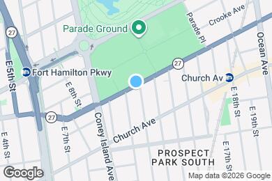 Map image of the property - Room in Shared 5 bed/2 bath home in Prospect Lefferts Gardens