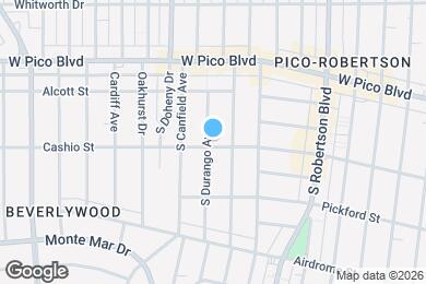 Map image of the property - 1488 S Durango Ave