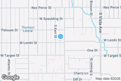 Map image of the property - 2095 S Shoshone St
