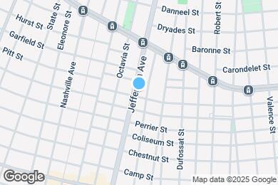 Map image of the property - 1507 Jefferson Ave