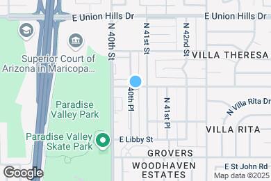 Map image of the property - 18041 N 40th Pl