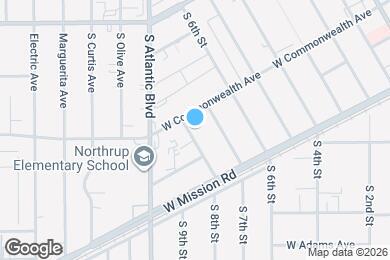 Map image of the property - 314 S 8th St