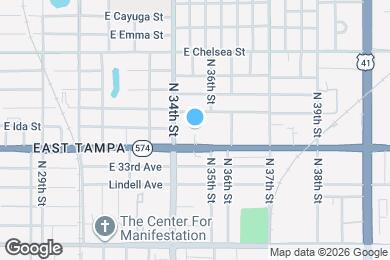 Map image of the property - 3408 E Dr Martin Luther King Jr Blvd