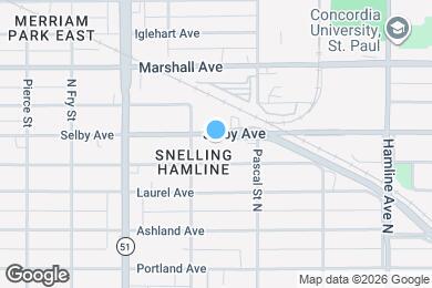 Map image of the property - 1498 Selby Ave