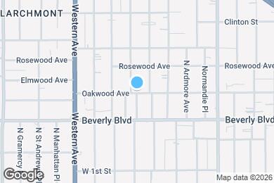 Map image of the property - 400 N Hobart Blvd