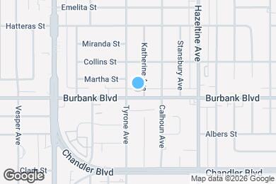 Map image of the property - 14243 Burbank Blvd