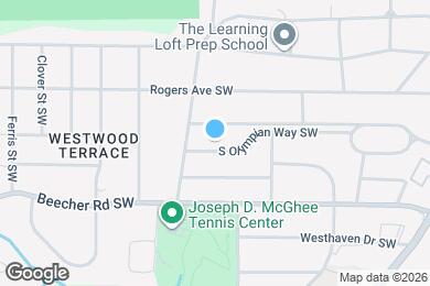 Map image of the property - 1779 S Olympian Way SW