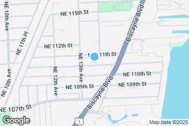 Map image of the property - 1361 NE 110th Ter