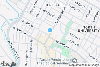 Map image of the property - 3016 Guadalupe St