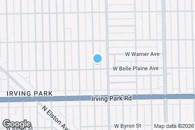 Map image of the property - 4107 N Bernard St