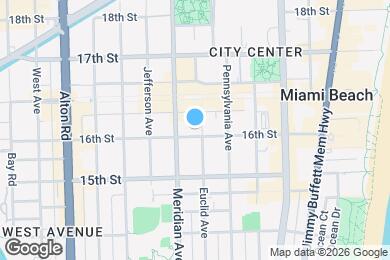 Map image of the property - 1600 Euclid Ave