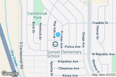 Map image of the property - 1510 Pueblo Ave