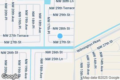 Map image of the property - 1703 NW 27th St