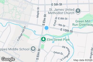 Map image of the property - 1104 E 10th St