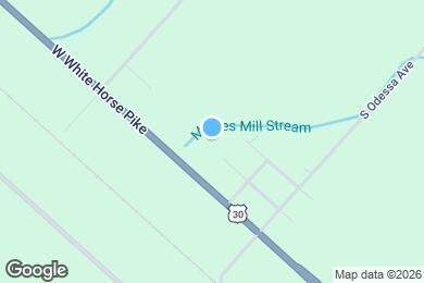 Map image of the property - 419 W White Horse Pike