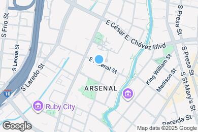Map image of the property - 208 E Arsenal
