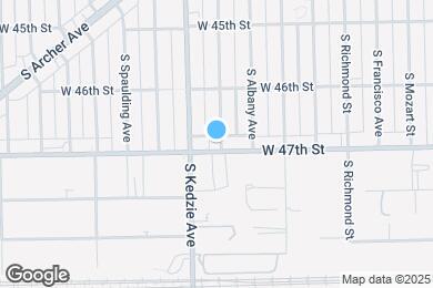 Map image of the property - 4658 S Troy St