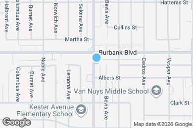 Map image of the property - 5534 1/2 Kester Ave