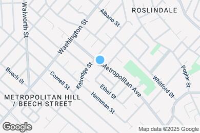 Map image of the property - 105 Metropolitan Ave